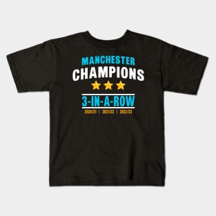 Manchester Champions 2022-2023 Kids T-Shirt